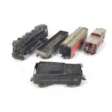 Marx O-Gauge Steam Engine and Cars