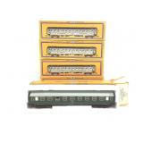 5 VEB Prevo HO Train Passenger Cars 5452522/426/66