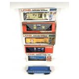 6x Lionel Rolling Stock Cars, Most w/ Boxes
