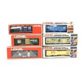 6x Lionel Rolling Stock Cars w/ Boxes