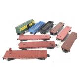 9x Lionel, K-Line, Menards O-Gauge Rolling Stock