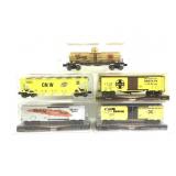 5x Menards O-Gauge Train Cars NIP