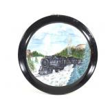 Hand Painted Steam Engine Wall Art