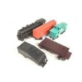 Marx #1666 Steam Penn Central Engine + 4 Cars