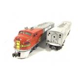 Lionel O-Gauge Santa Fe F-3 Engines A-B #2243