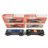 6x Lionel O-Gauge Box Cars w/ Boxes