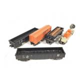 5x Lionel O-Gauge Operating Cars and Gondolas