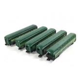 5x Lionel O-Gauge Plastic Crescent Limited Car Set