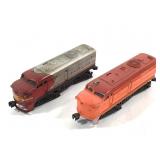 2x Lionel O-Gauge Alco Non-Powered Units
