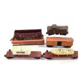 5x Lionel O-Gauge Rolling Stock Cars