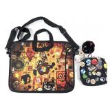 Vtg Frutiger Aero Laptop Case & Pinned Mini Bag