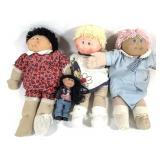 4pcs Cabbage Patch Kids including Mini Figure