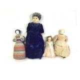 Vtg Porcelain Dolls w Avon Products Doll