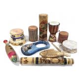 Djembe Valiha Tambourine Drums +