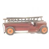 Structo Pressed Steel Fire Engine Toy Truck