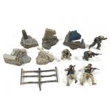Unimax 2005 Die Cast Desert Storm 5 Miltary Figure