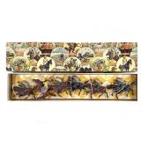 Crescent Die Cast 6 NA Figures on Horseback