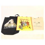 Bieber & Wiz of Oz Tote Bags + Fly Monkey T