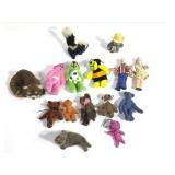 Mixed Colorful Bears Bee Raccoon & Kids Figurines