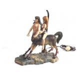 Mulleted Centaur with Passenger Table Lamp
