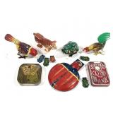 Tin Wind-Up Toys, Coin Banks & Clickers