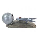 1950s Strato Rocket Mechanical Bank