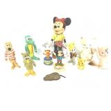 Disney & Hanna Barbara Figures - Vtg 1960s