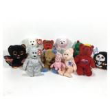 10+pcs TY Beanie Babies & Other Plushies