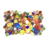Mixed Colorful Glass Marbles 60+