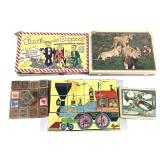 Childrens Play Blocks & Picture Puzzles