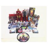 Marvel Avengers Figurines Watch Charms + Shazam