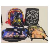 Pair Transformers & Pair Pro Wrestling Backpacks
