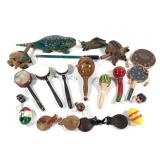 Handmade Folk Art Noise Makers 15+