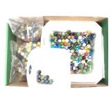 Lg Mixed Glass Marble Lot