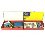 2x Gilbert Erector Set # 10042 Boxes w/ Parts