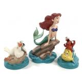 WDCC Disney Little Mermaid x3 Figurines w COA