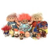 11pcs Trolls Dolls - 1991, 1977, +