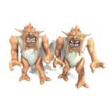 2 Hasbro Inhumanoids Metlar Figures 15"H