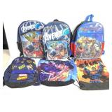 Marvel Avengers Backpacks + Superman Totes