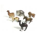 Cast Iron & Plated Animal Coin Banks
