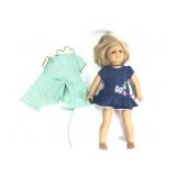 American Girl Doll w Blond Bob Hair Cut & Freckles