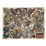 Large Vintage Rhinestone Mixed Makers Lot 4/5