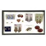 12 Pcs Fashion Earrings And Pins