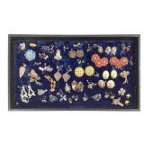 Vintage Costume Jewelry Earrings 17 Pair + Singles