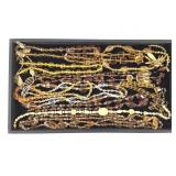 Yellow Vintage Beaded Necklaces