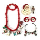 Christmas Jewelry And Pins