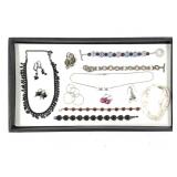 Beaded Costume Necklaces And Earrings