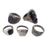 Sterling 54g Mens Rings