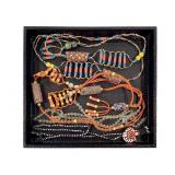 4 Millefiori Beaded Necklaces