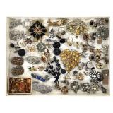 Large Vintage Rhinestone Mixed Makers Lot 2/5